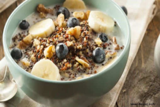 Rezept für Heidelbeer-Bananen-Quinoa-Müsli 