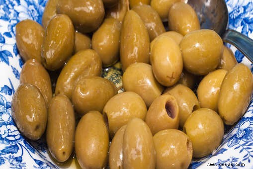 Rezept für sizilianische marinierte Oliven 