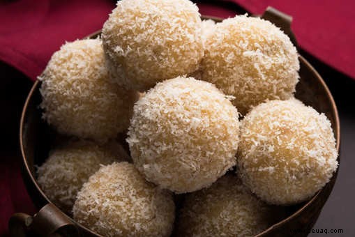 Hausgemachtes Kokosnuss-Laddoo-Rezept 