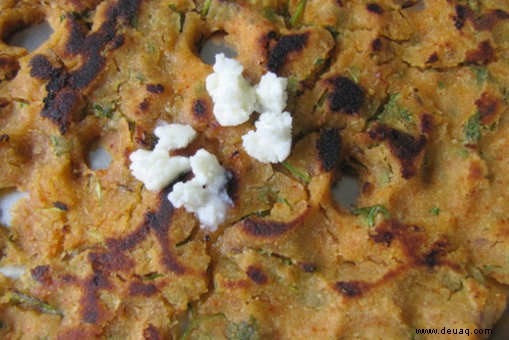 Dudhi Thalipeeth Rezept 