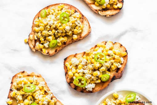 Mais-Bruschetta-Rezept 