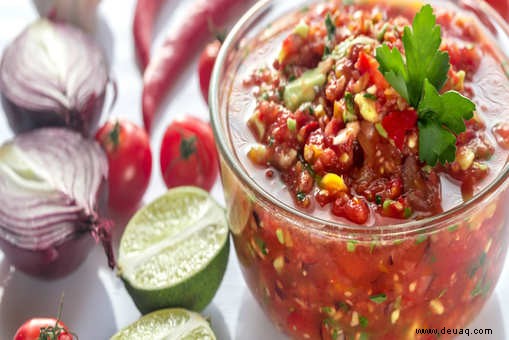 Rezept für Tomatensalsa im Restaurantstil 