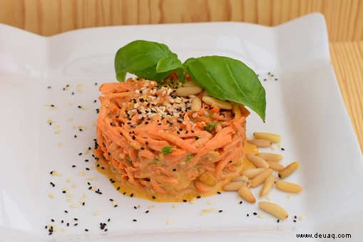 Rezept für Karotten-Tahini-Salat 