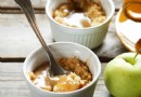 Rezept für Karamell-Apfel-Crumble 