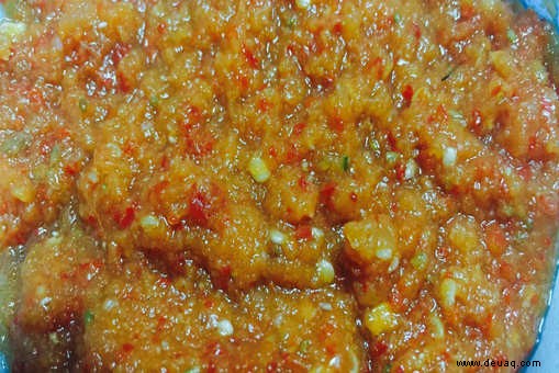 Chilipulver-Chutney-Rezept 