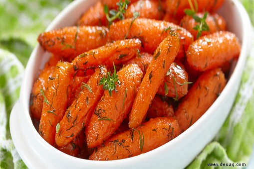 Rezept für honigglasierte Karotten 