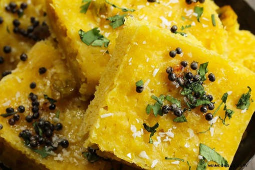 Besan Dhokla Rezept 