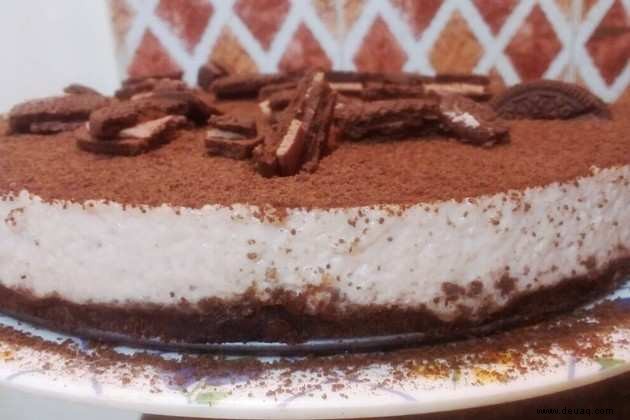 Einfaches Oreo-Käsekuchen-Rezept ohne Backen 