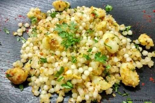 Einfaches Sabudana-Kichdi-Rezept 