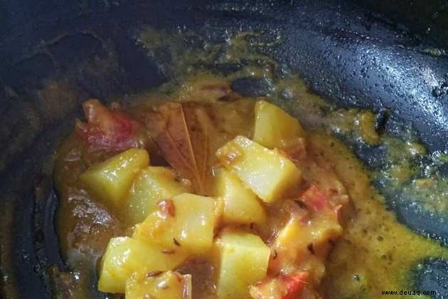 Rezept für Blumenkohl-Kartoffel-Curry 