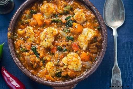 Gobi Matar Curry Rezept 