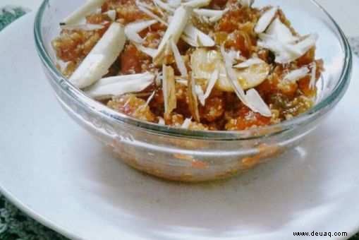 Gajar Halwa Rezept 