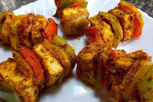 Einfaches Paneer-Tikka-Rezept 