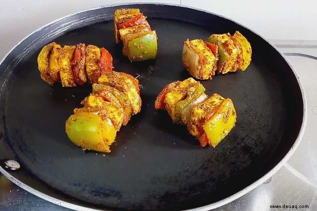 Einfaches Paneer-Tikka-Rezept 