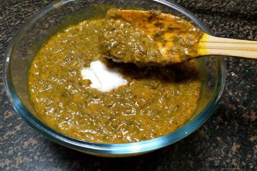 Chana Ka Saag Rezept 