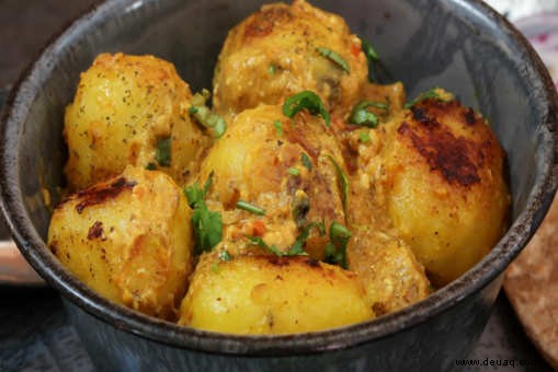 Dahiwale Aloo Rezept 