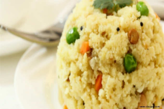 Gesundes Gemüse-Upma-Rezept 