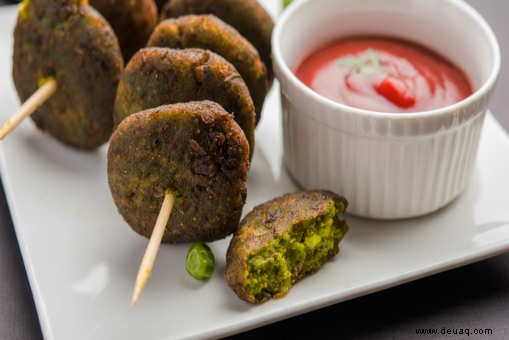 Palak Ke Kebab Rezept 