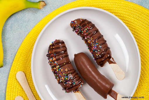 Rezept für Bananen-Chocolate-Pops 