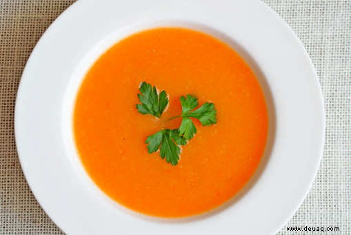 Rezept für Karotten- und Maissuppe 