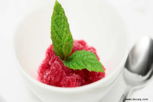 Rezept für Granatapfel-Sorbet 