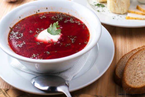 Gemüse-Borschtsch-Suppe Rezept 