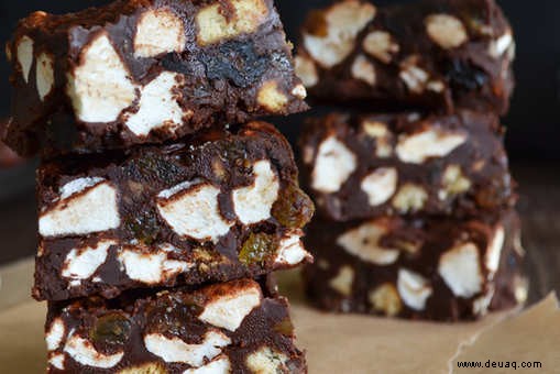 Nutella-Marshmallow-Fudge-Rezept 