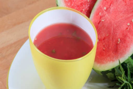 Cooles Rezept für Wassermelonensuppe 