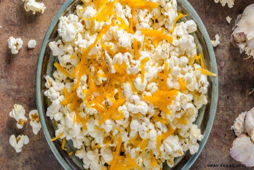 Rezept für Käse-Knoblauch-Popcorn 