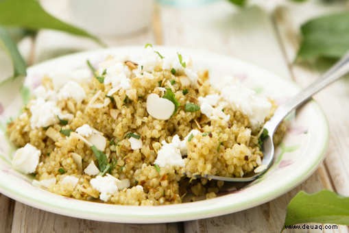 Quinoa-Hüttenkäse-Salat-Rezept 