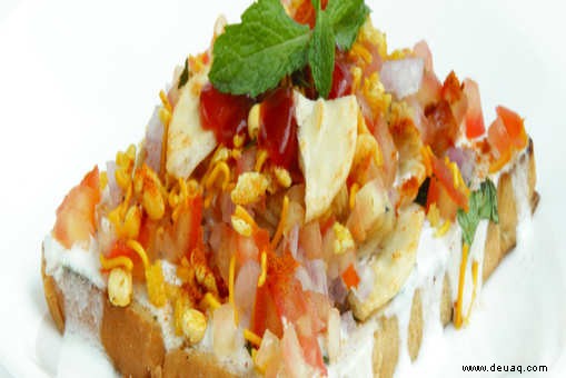 Brot Papdi Chaat Rezept 