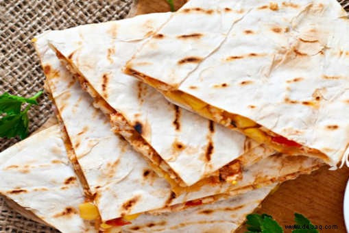 Kichererbsen-Mais-Quesadilla-Rezept 