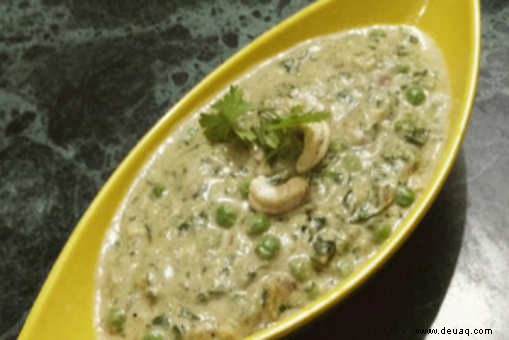 Methi Malai Matar Rezept 