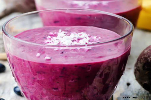 Rezept für Heidelbeer-Kokos-Smoothie 