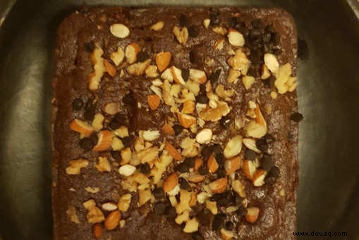 Rezept für veganen Dattel-Bananen-Kuchen 