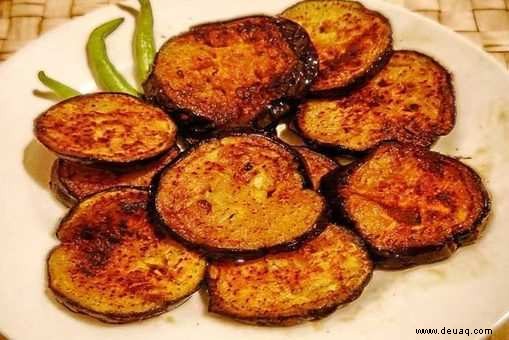 Baigan Bhaja Rezept 