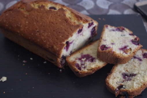 Rezept für Blaubeer-Bananenbrot 