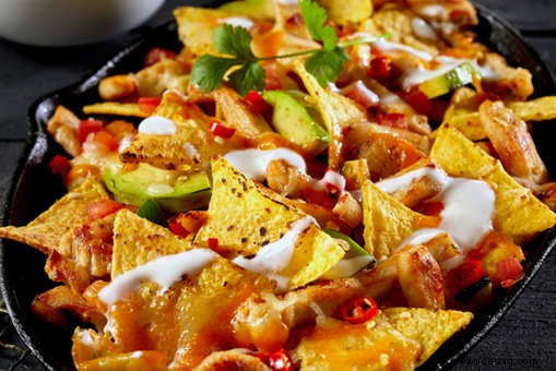 Rezept für mexikanische Roti-Nachos 