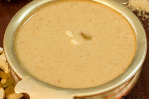 Kobbari Gasagasala Payasam Rezept 