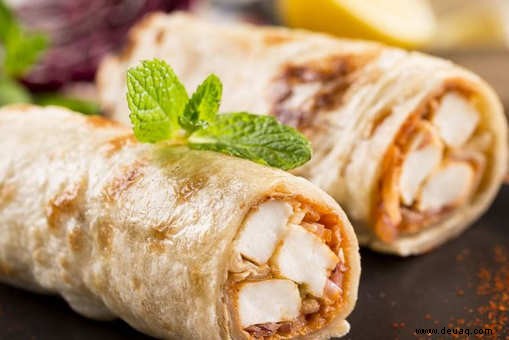 Khoya Paneer Roll Rezept 