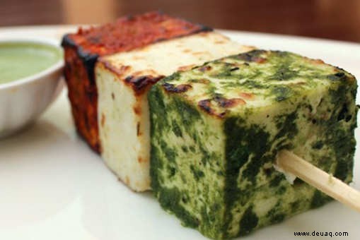 Tiranga Paneer Shehzadi Tikka Rezept 