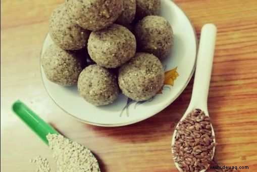 Leinsamen Laddoo Rezept 