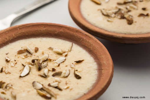 Kesar Makhana Phirni Rezept 