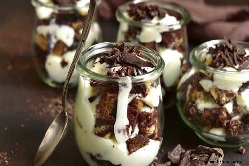 Schoko-Erdnuss-Trifle Rezept 