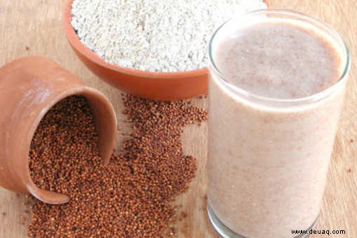 Ragi Porridge Rezept 