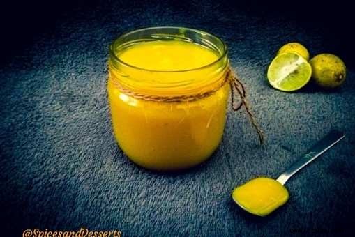 Rezept für hausgemachten Lemon Curd 