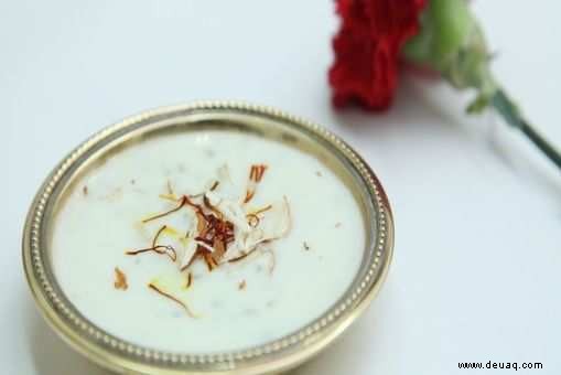 Rajgira Kheer Rezept 