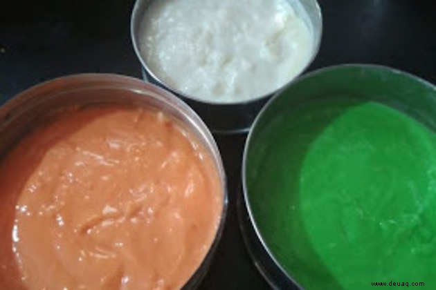 Rezept für Tiranga-Pudding 