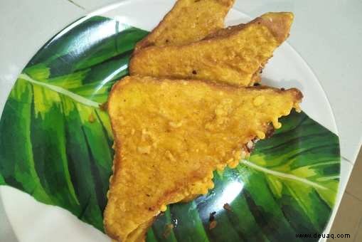 Bombay Bread Cheese Pakoda Rezept 