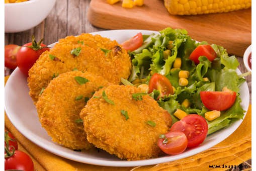 Rezept für frittierte Maispastetchen 